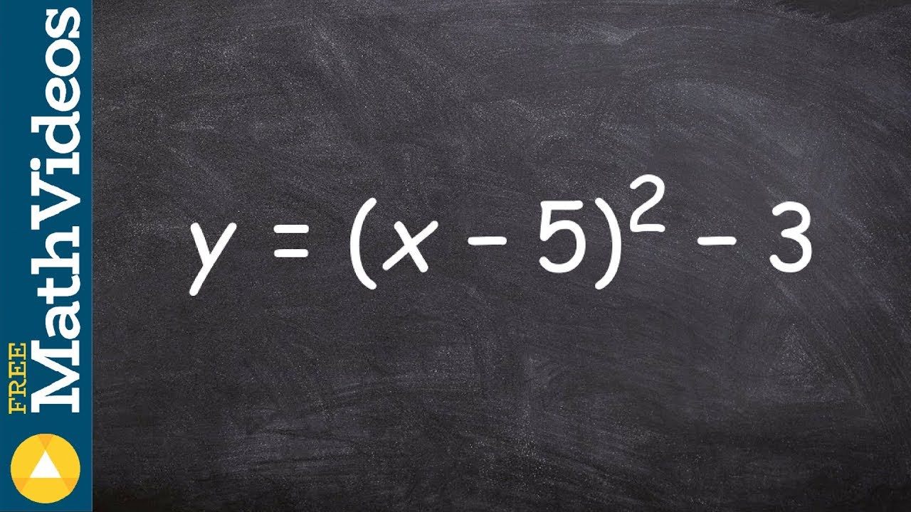 Graphing a parabola with multiple transformations horizontal and vertical
