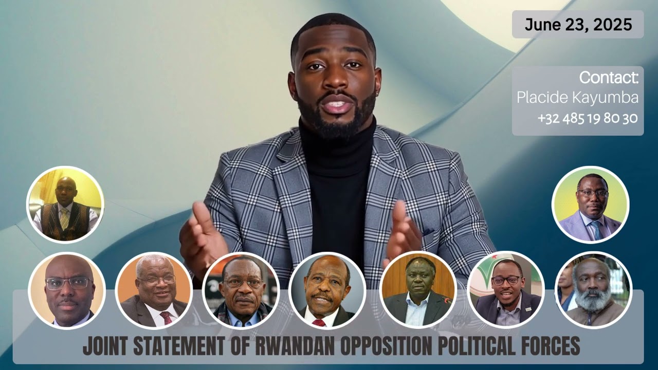 JOINT STATEMENT OF RWANDAN OPPOSITION POLITICAL FORCES2