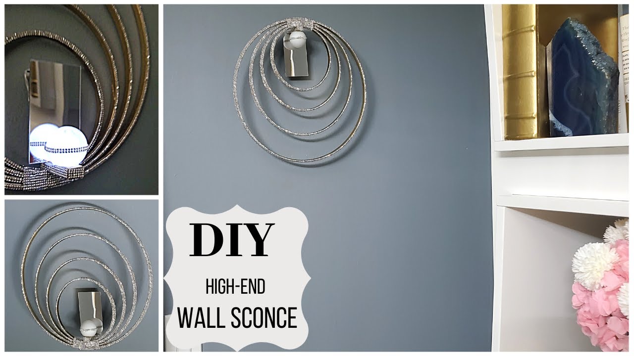 High End DIY Glam Wall Lighting Ideas