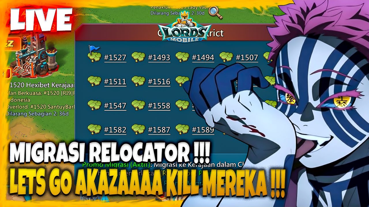 LETS GO AKAZAAA KITA ZEROKAN MEREKA !!! DEMON SLAYER GG KALI YA WKWK - Lords Mobile Indonesia