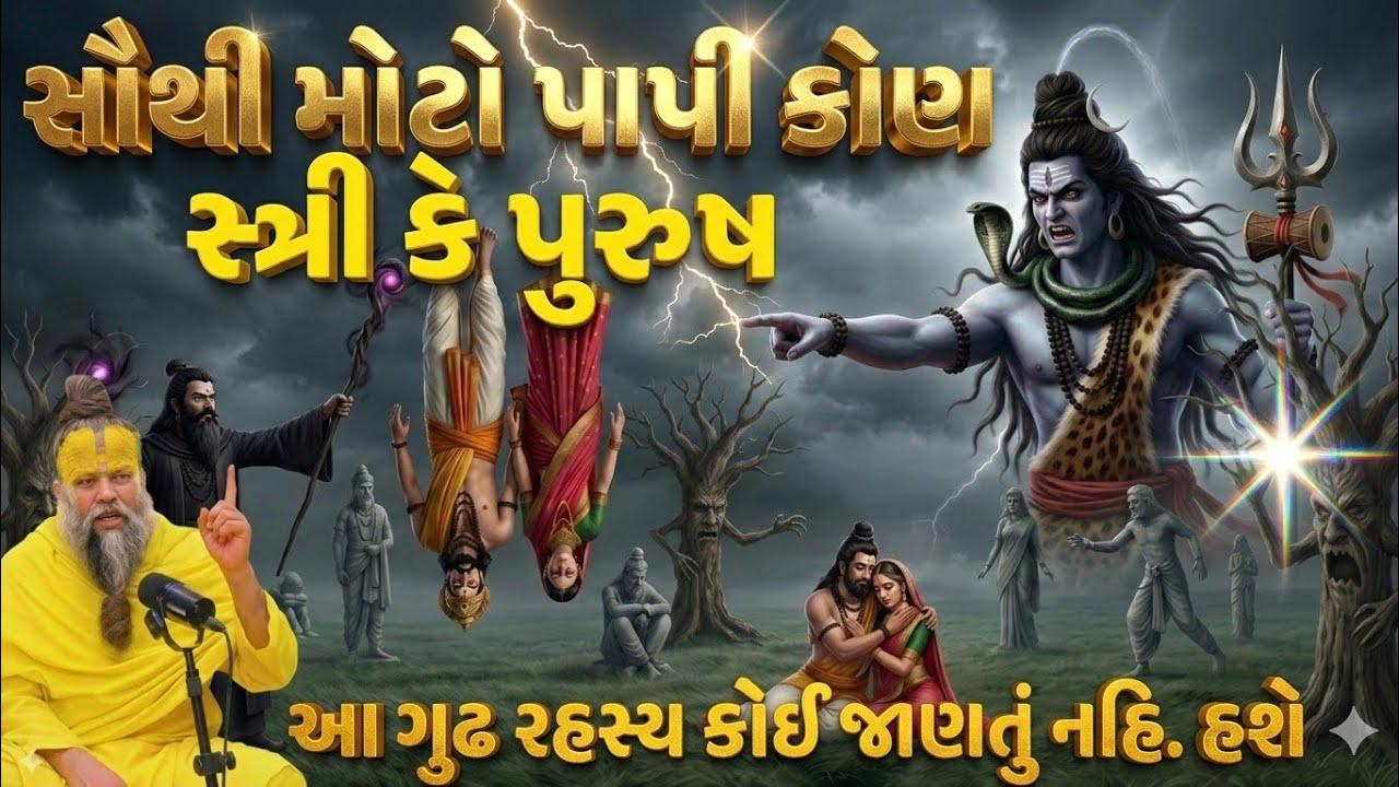 સૌથી મોટો પાપી કોણ: સ્ત્રી કે પુરુષ? | આ ગૂઢ રહસ્ય કોઈ નહીં જાણે!