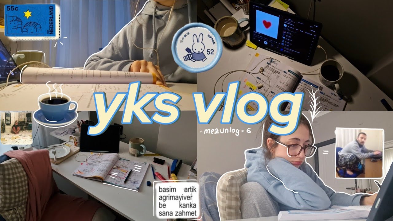 mezunlog6: tyt kimyaya elveda👋🏻, ayt biyo?? || evde bir yks ders çalışma vlog #yks2026 