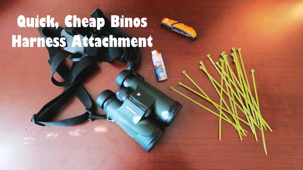 DIY Quick, Cheap Binoculars Harness Attachment