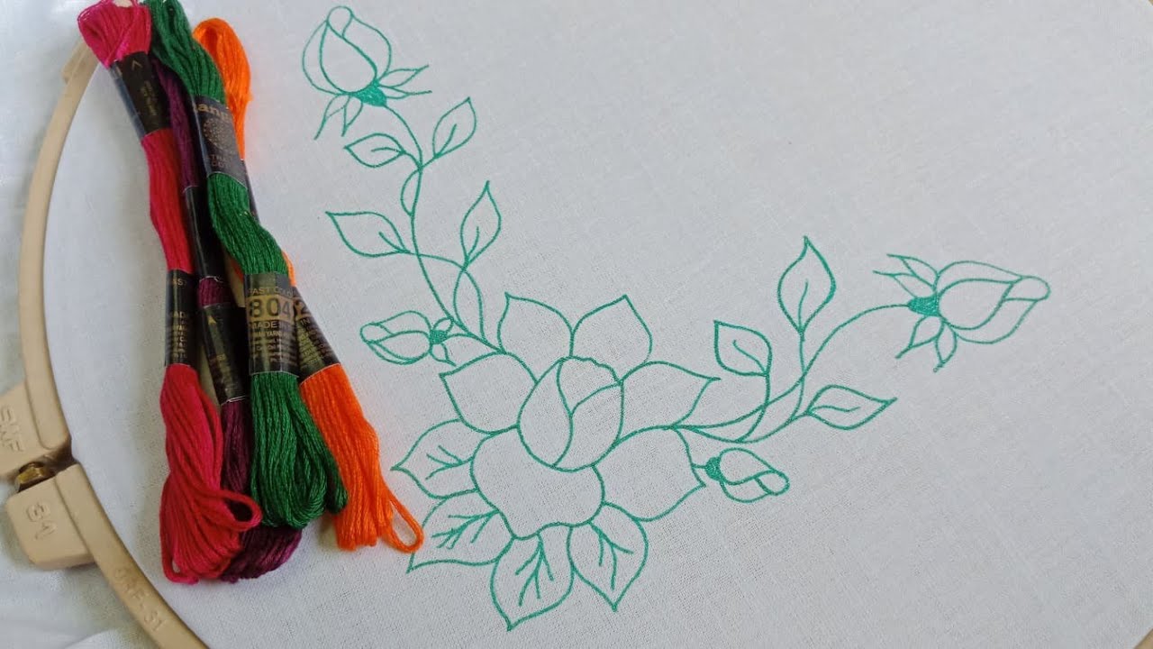 Luxury Cushion Cover Design Hand Embroidery Tutorial Class-43,কুশন/পিলো/ঠেবিল ক্লথ/সোফা কভার ডিজাইন