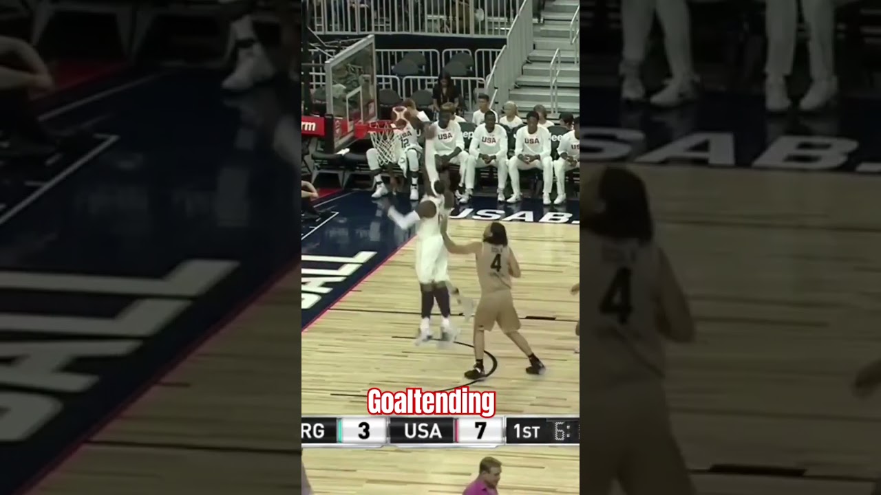 Snics:Goaltending fiba rules 