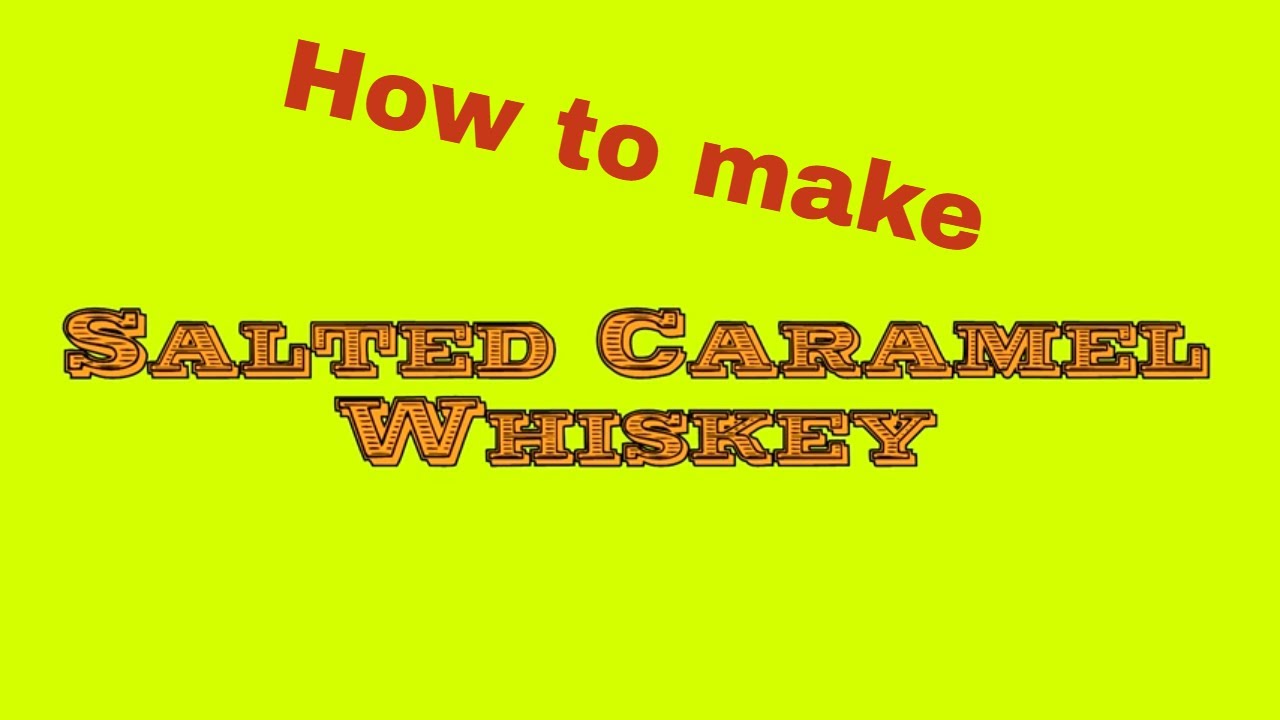 E152 Salted Caramel Whiskey