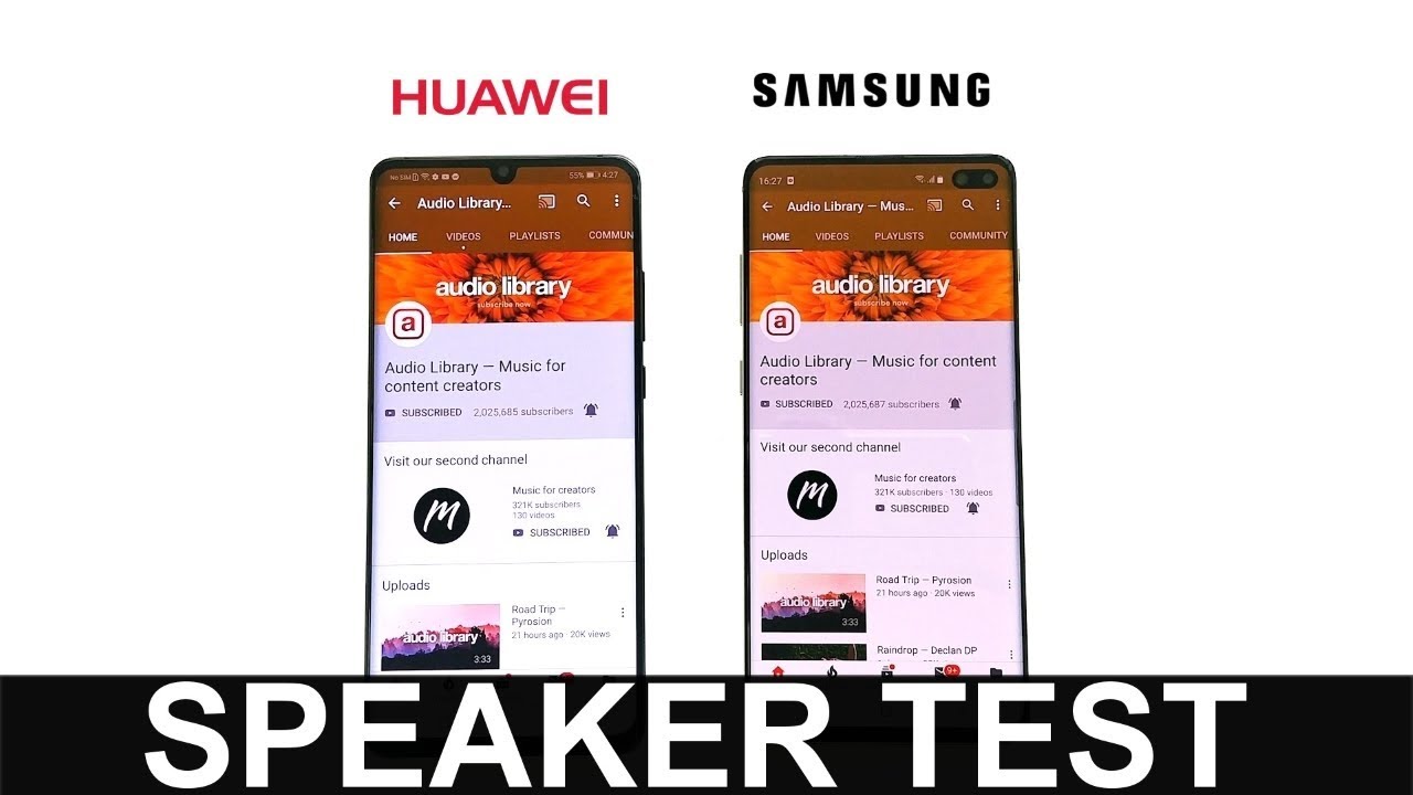 Huawei P30 Pro vs Samsung Galaxy S10 Plus Speaker Test!