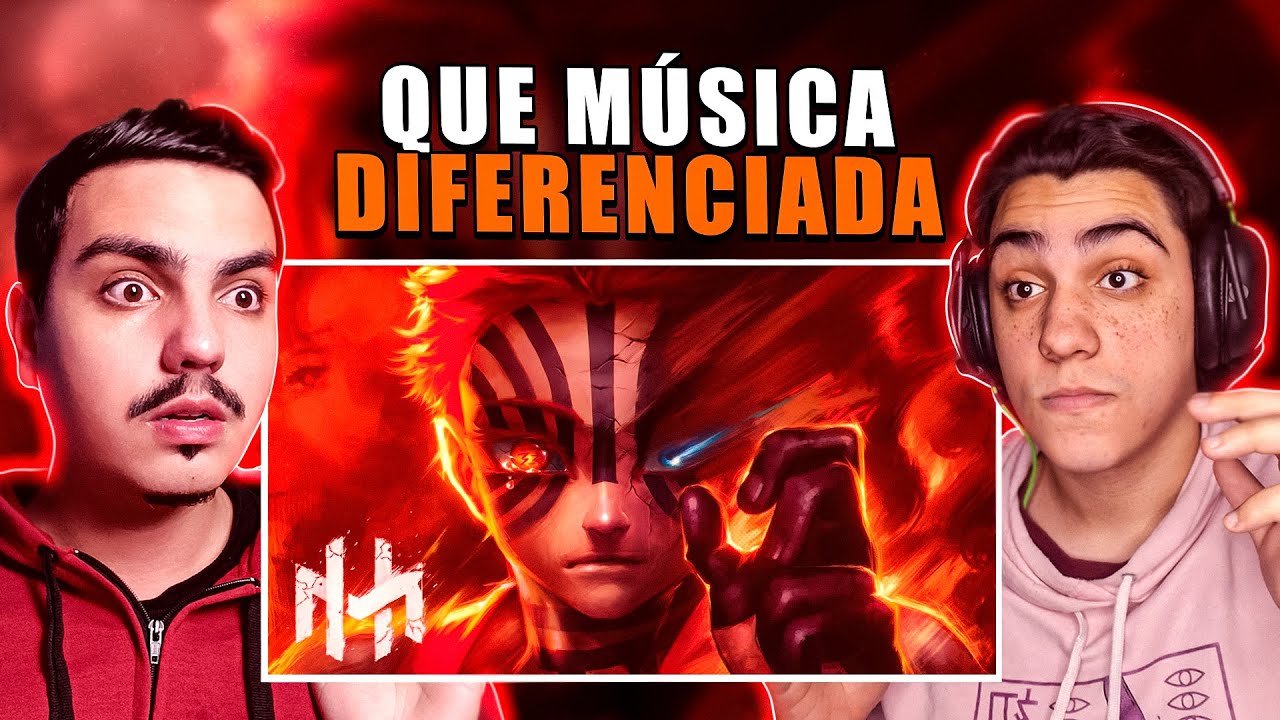 REAGINDO A Akaza (Demon Slayer) - Crep&uacute;sculo | Henrique Mendon&ccedil;a | KKREACT