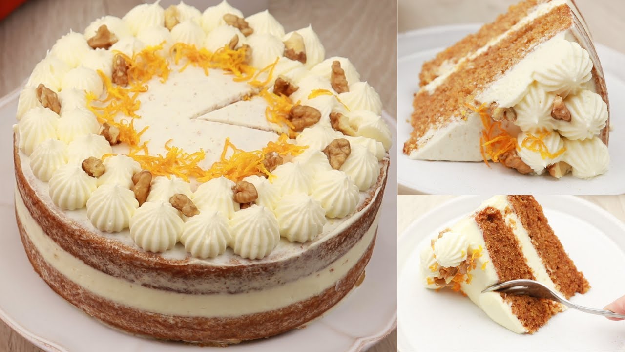 اخف و ارقى كيكة جزر ممكن تجربوها سهلة و متوازنة فالسكر مع كل اسرارها