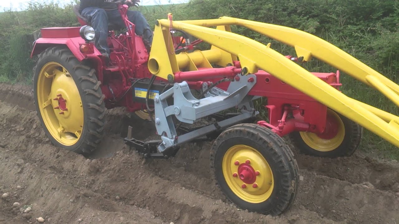 Kartoffeln anfahren mit GT124 Part I