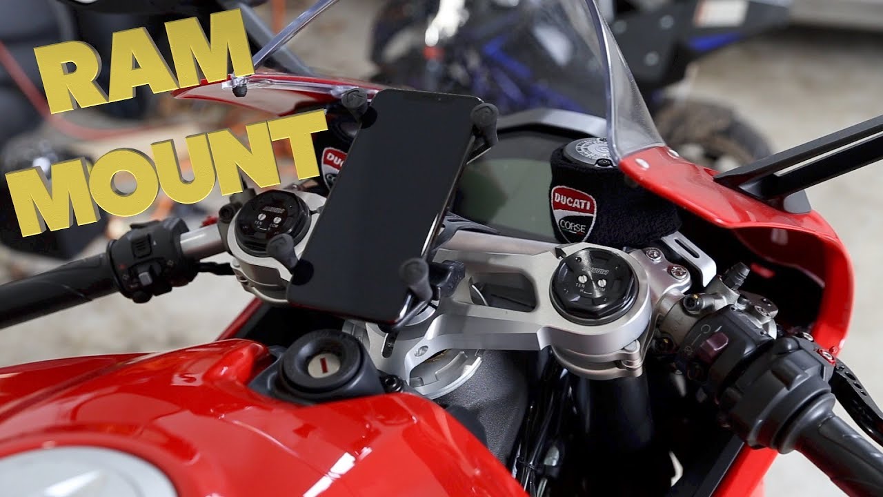 Ducati 959 Panigale RAM Mount Installation