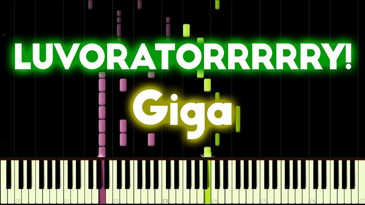 Rin & GUMI - LUVORATORRRRRY! - PIANO MIDI