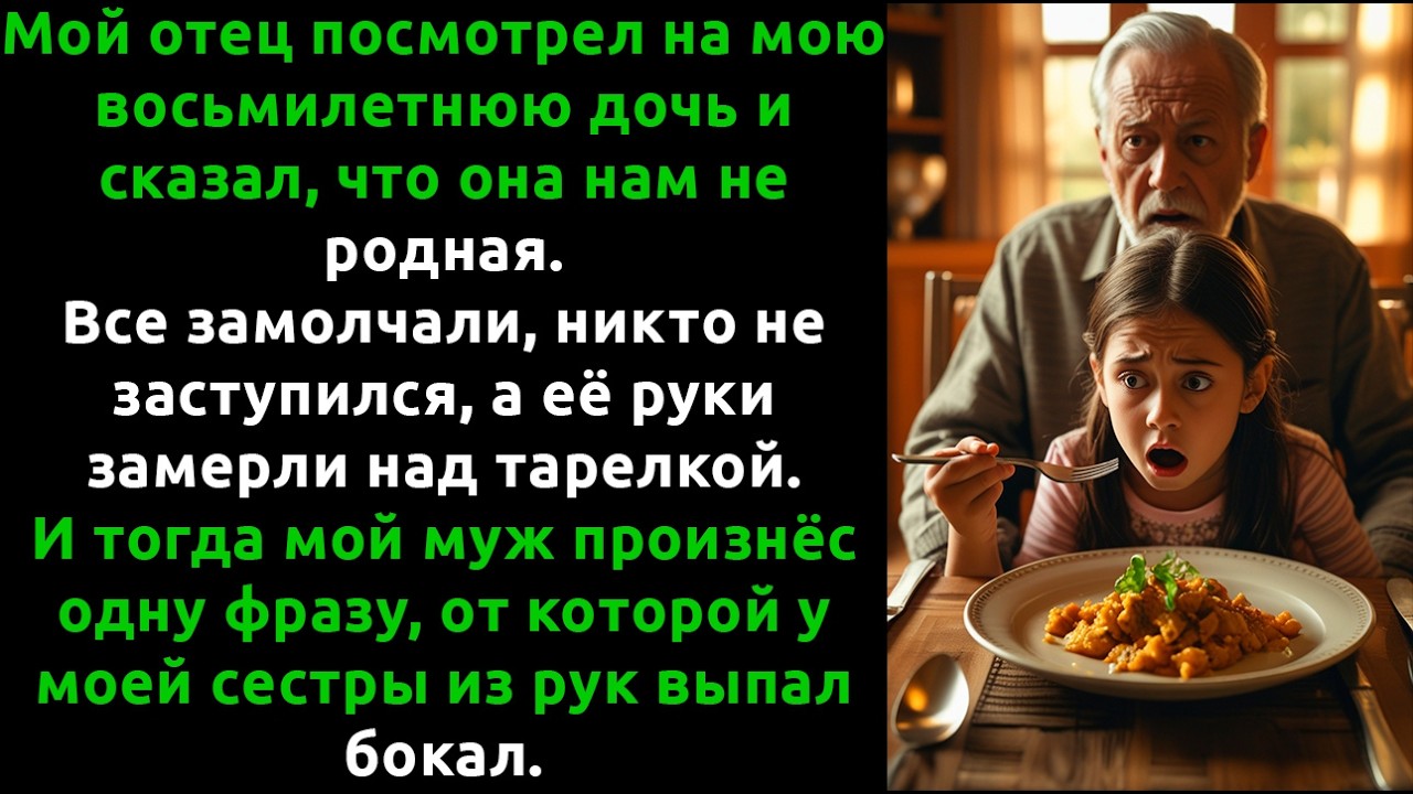 Я ПОТЕРЯЛА дар речи от слов отца о моей дочери —а муж произнёс фразу,после которой СЕМЬЯ РАСКОЛОЛАСЬ