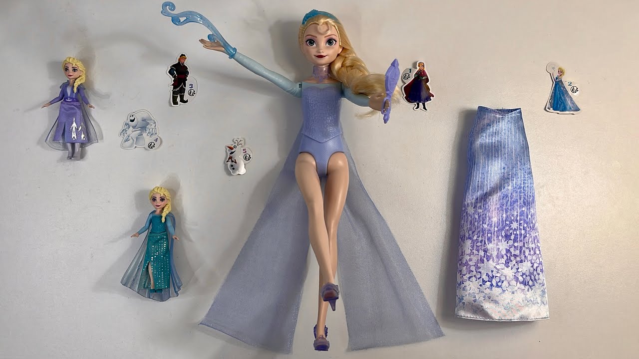 Frozen Elsa and Anna Playset | Satisfying Unboxing Disney Princess MATTEL Doll Collection | ASMR