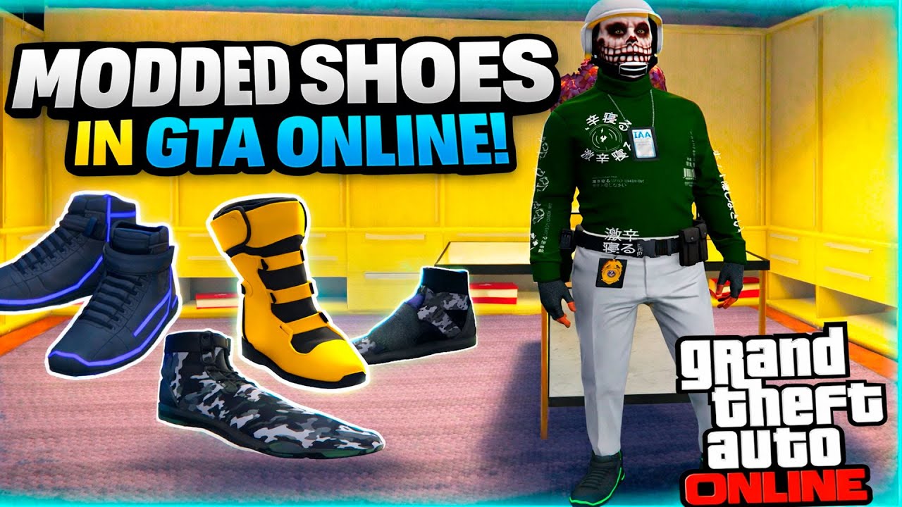 NEW PASAR CUALQUIER ZAPATO A CUALQUIER CONJUNTO SOLO SIN AYUDA SIN PROGRAMAS EN GTA ONLINE PARA TODS