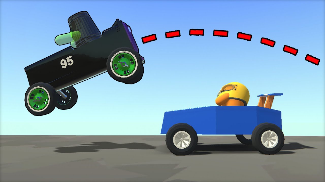 I Built a Track Where You Have to Stay in LAST PLACE Until the END to WIN!