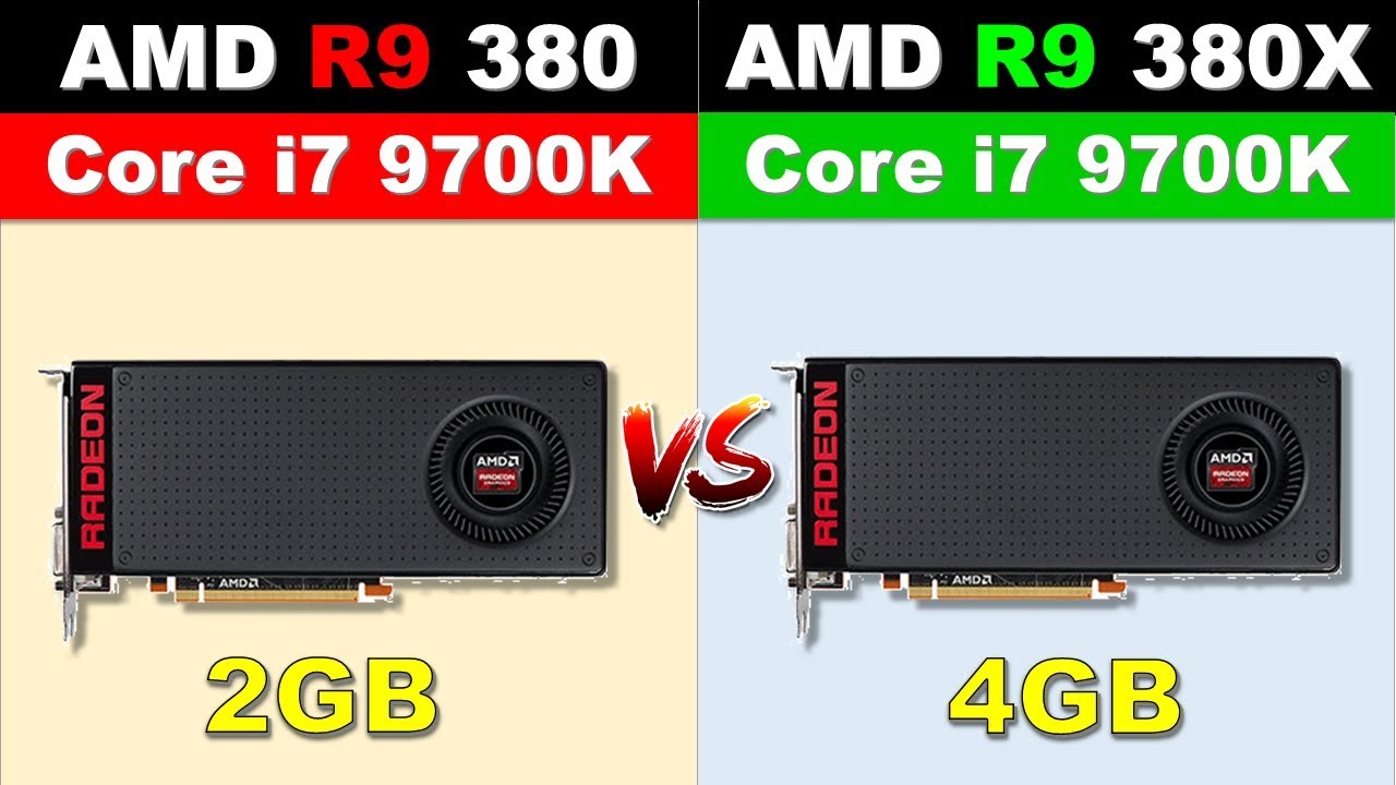 AMD R9 380 VS AMD R9 380X New Games Benchmarks