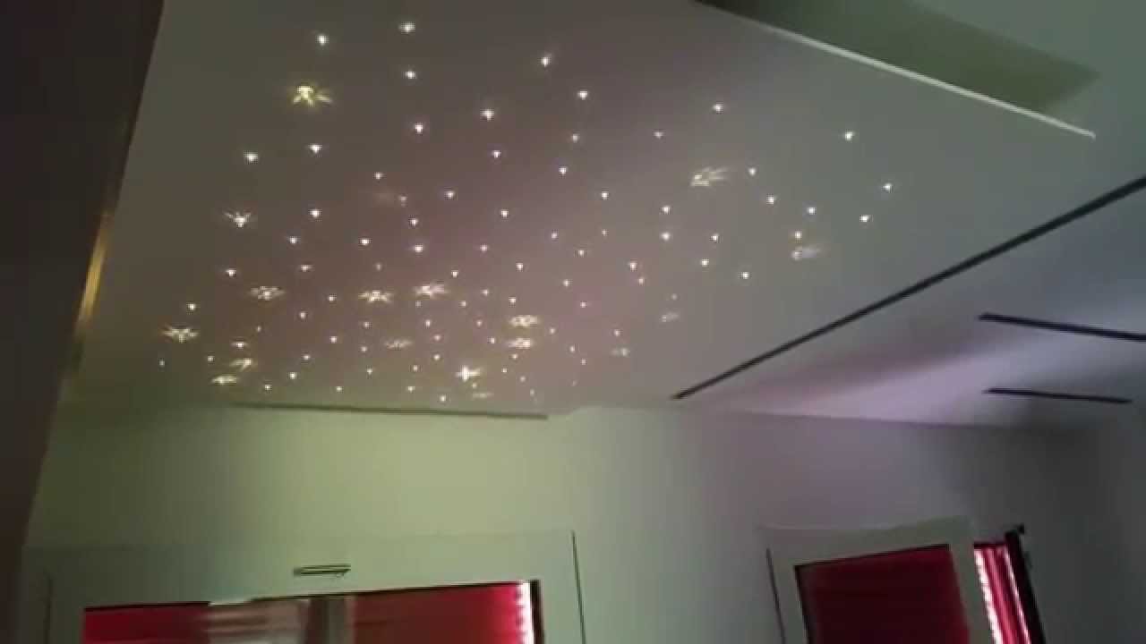 Fiber optic LED RGB Starry Sky with Swarovski elements - Cielo stellato con fibra ottica - Lugano