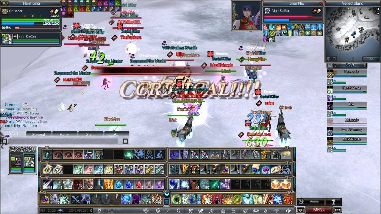 Rappelz SEA epic 8.1 Crusader PK