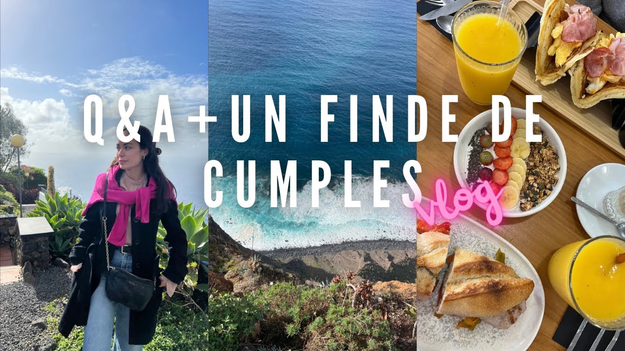 Q & A +vlog- respondo preguntas muy interesantes y les llevo en un finde lleno de cumples🎂🎈