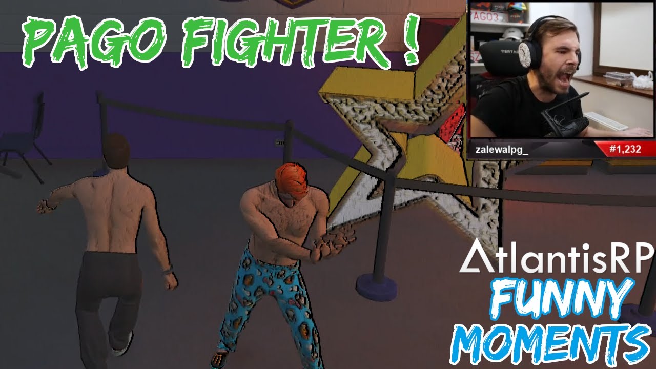 😂 Funny Moments #25 - ( PAGO FIGHTER ! ) || AtlantisRP.pl ! 🔥