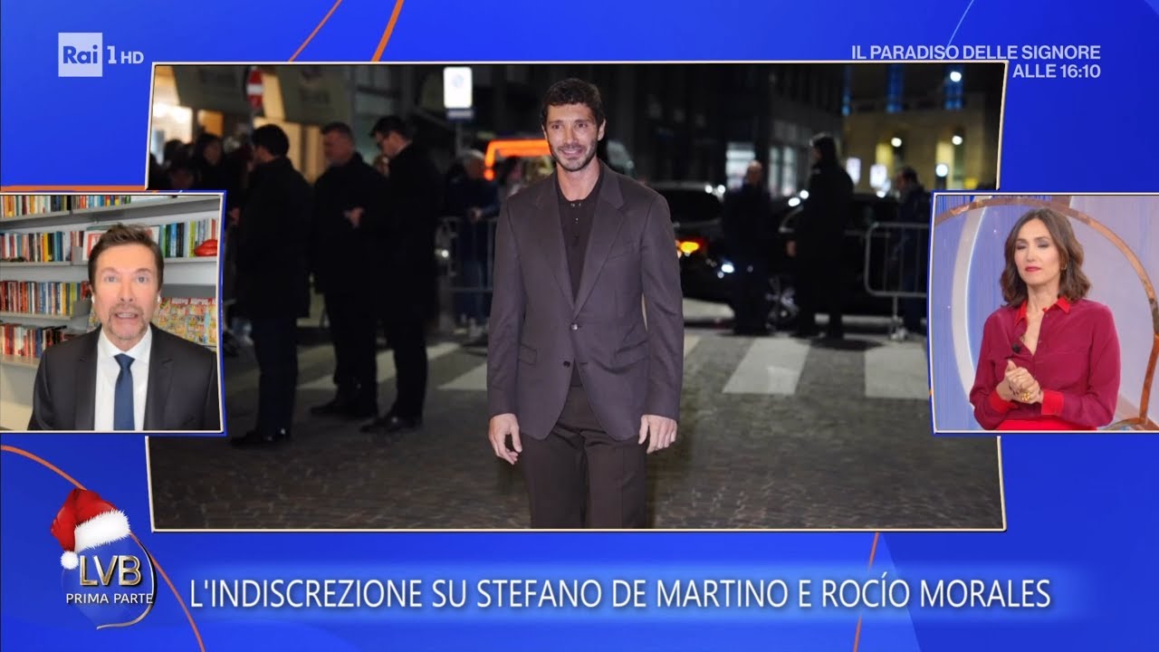 Stefano De Martino e Rocío Muñoz Morales: love story segreta? - La volta buona 12/12/2025