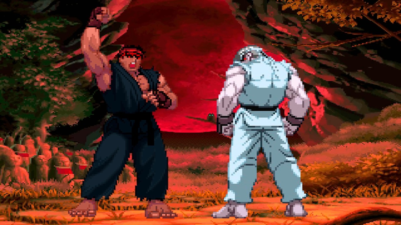 EVIL RYU VS DRAGON RYU