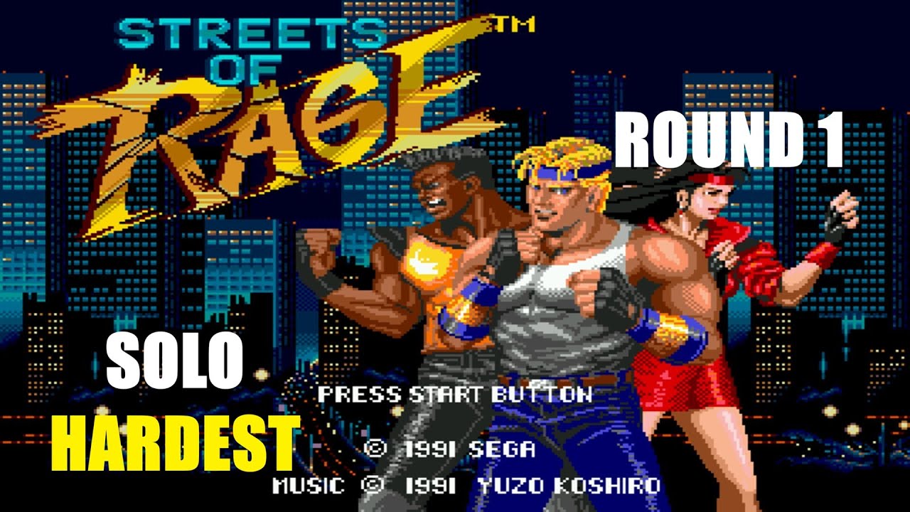 Streets Of Rage Round 1 Streets (Hardest)
