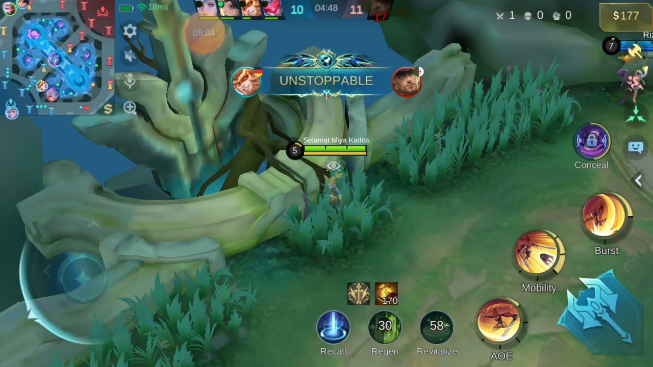 Selamat Miya Kadita Moba Legends 5v5 Fanny Kadita