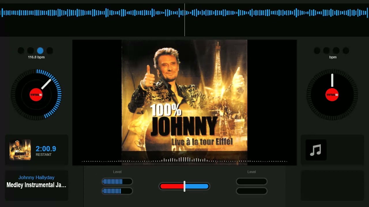 Johnny Hallyday Medley Instrumental James Bond Theme Mission Impossible Peter Gun 2000 CD Album 2 X