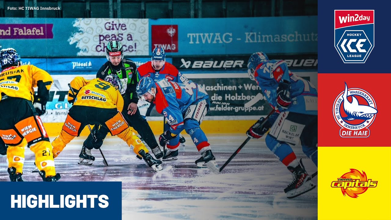 ICE: HC TIWAG Innsbruck - Die Haie vs. Vienna Capitals | Highlights