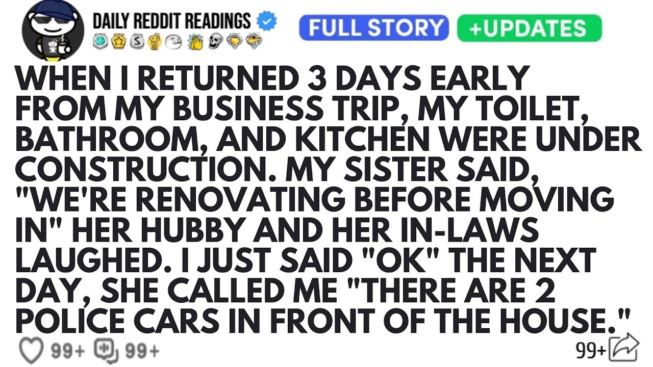 When I Returned 3 Days Early From My Business Trip, My Toilet, Bathroom, And Kitchen Were Under ...