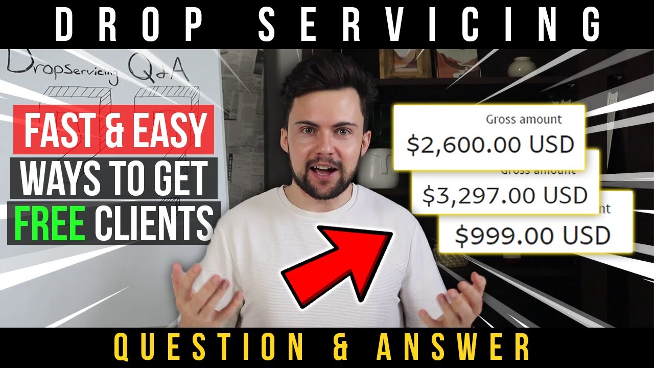 Drop Servicing Q&A: Fast & Easy Ways To Get FREE Clients
