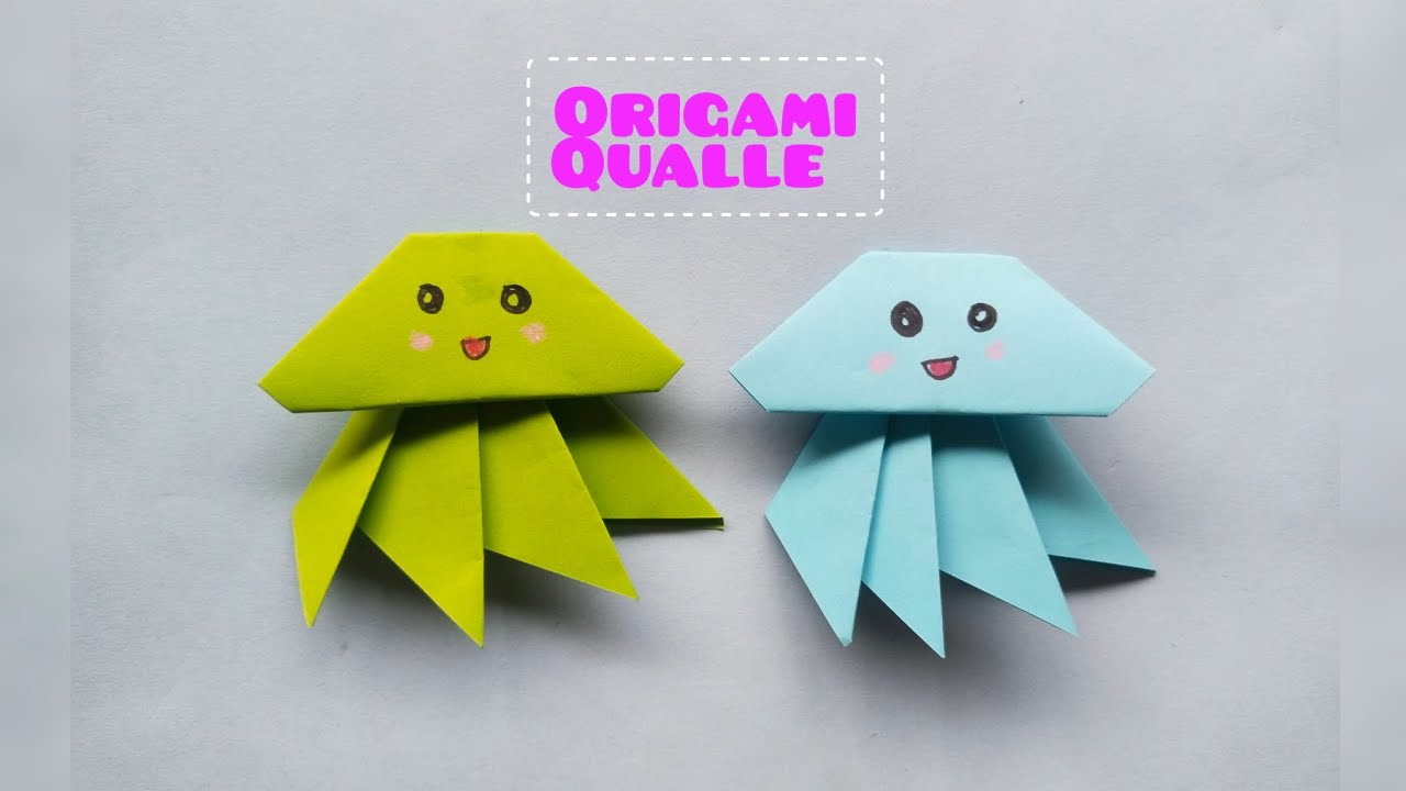 Origami Qualle Einfach - Origami Jellyfish - Origami Tutorial