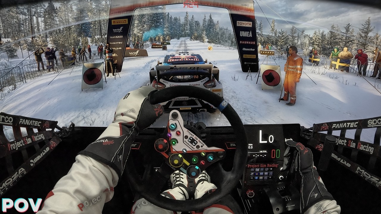 This is Going to be a WILD Ride! | WRC Rally SWEDEN | Fanatec DD+