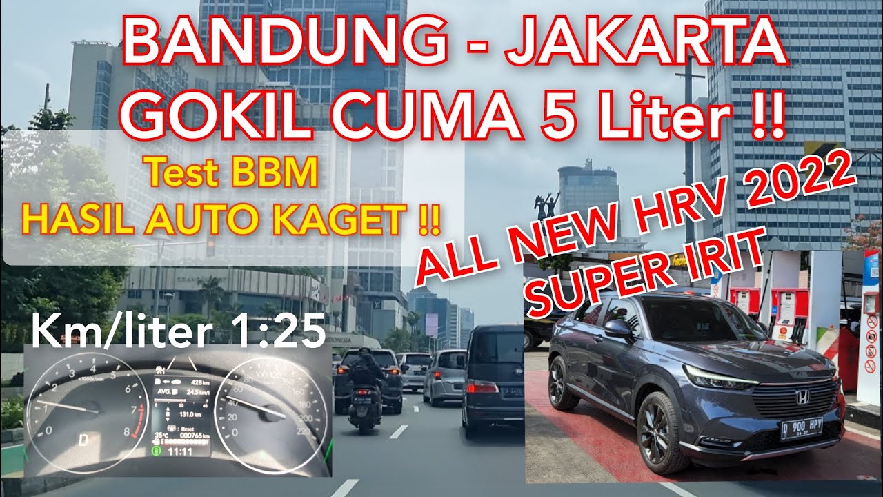 SUPER IRIT !! HONDA ALL NEW HRV 2022 KITA TEST DRIVE BANDUNG JAKARTA