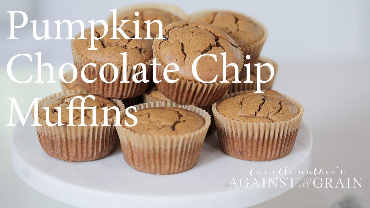 Pumpkin Chocolate Chip Muffins Recipe | Danielle Walker