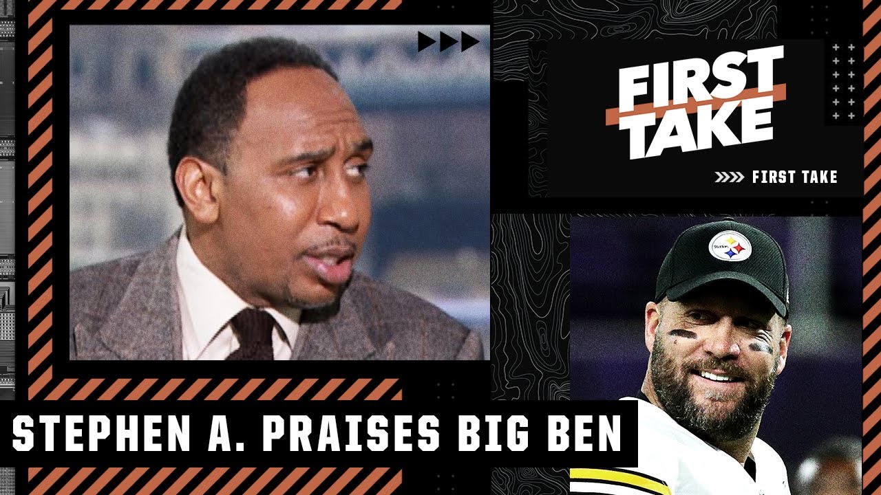 'My apologies to Big Ben' - Stephen A. praises Roethlisberger for battling the Vikings | First Take