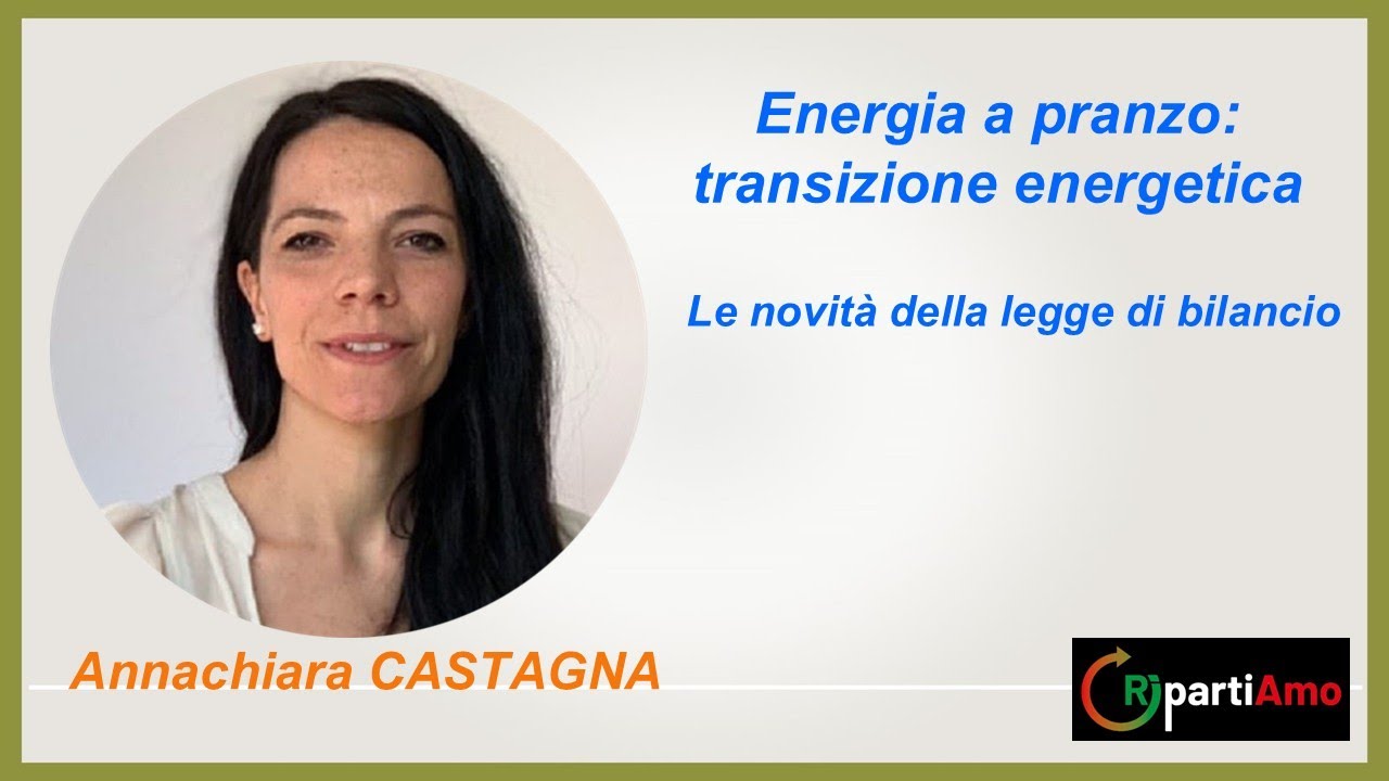 Le novità della legge bilancio - Annachiara Castagna