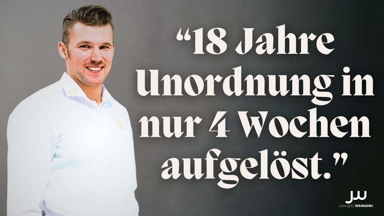 Vom Chaos zur Klarheit als Unternehmer: 18 Jahre Unordnung in nur 4 Wochen aufgel&ouml;st