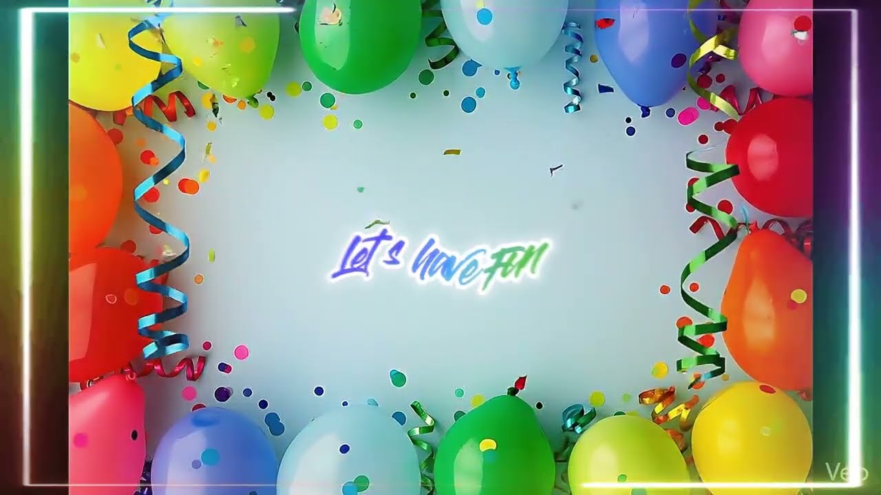 Happy Birthday Background | 2 hrs Loop | 4K Celebration Wallpaper