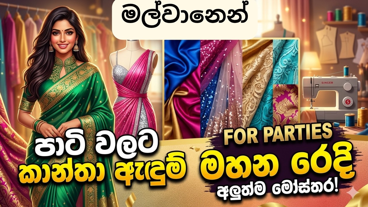 අඩු ම මිලට Modern Fabric ගන්න යමු ද?#fashion