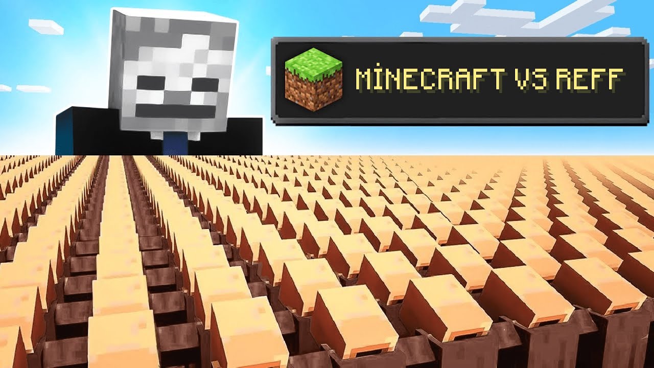REFF VS 1.000.000 KÖYLÜ MİNECRAFT (Türkçe Seslendirme #1)