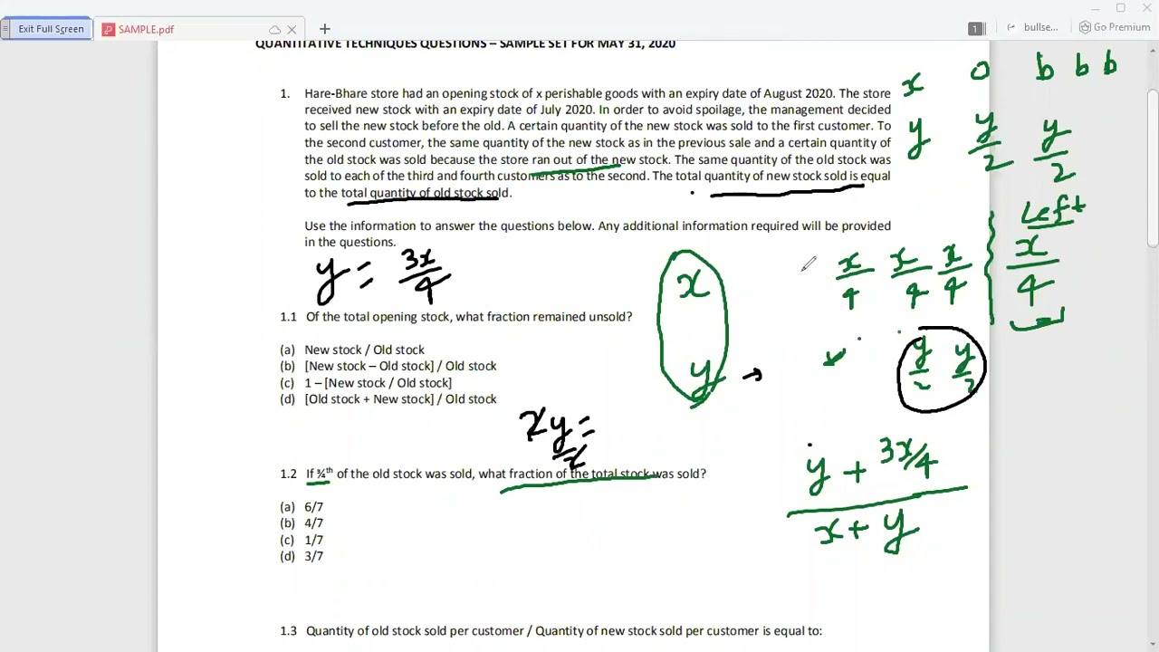 Hare Bhare Store Caselet DI Question | #CLAT Consortium | Detailed Solution