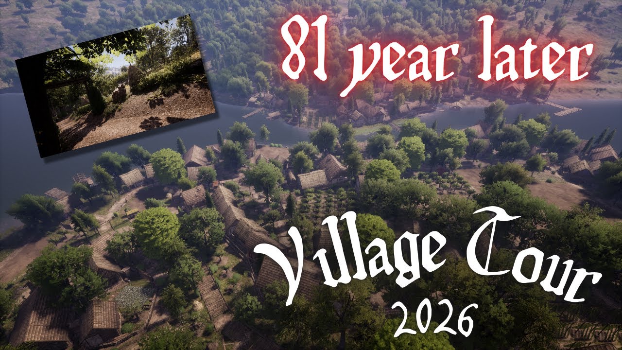 Medieval Dynasty - NATURAL Village Environment Tour 2026
