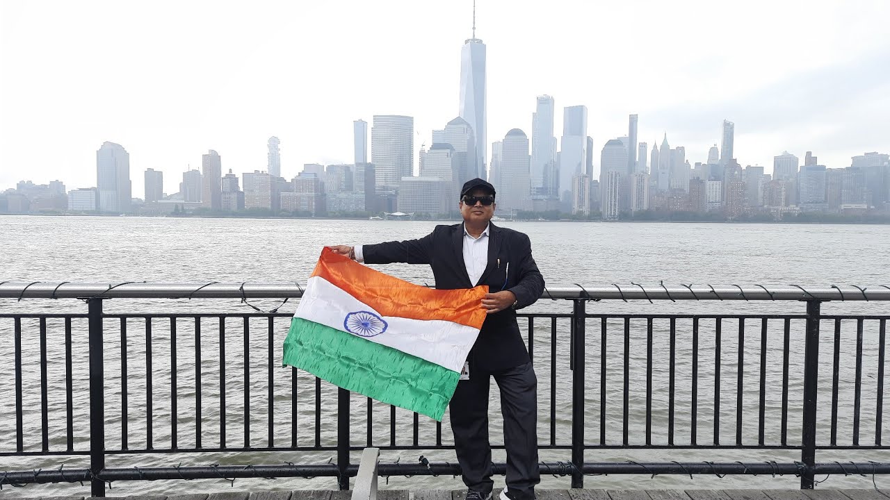 Manhattan - Newyork  Really Disappear for few minutes Under Heavy Rain)  #LoveIndia & #loveusa
