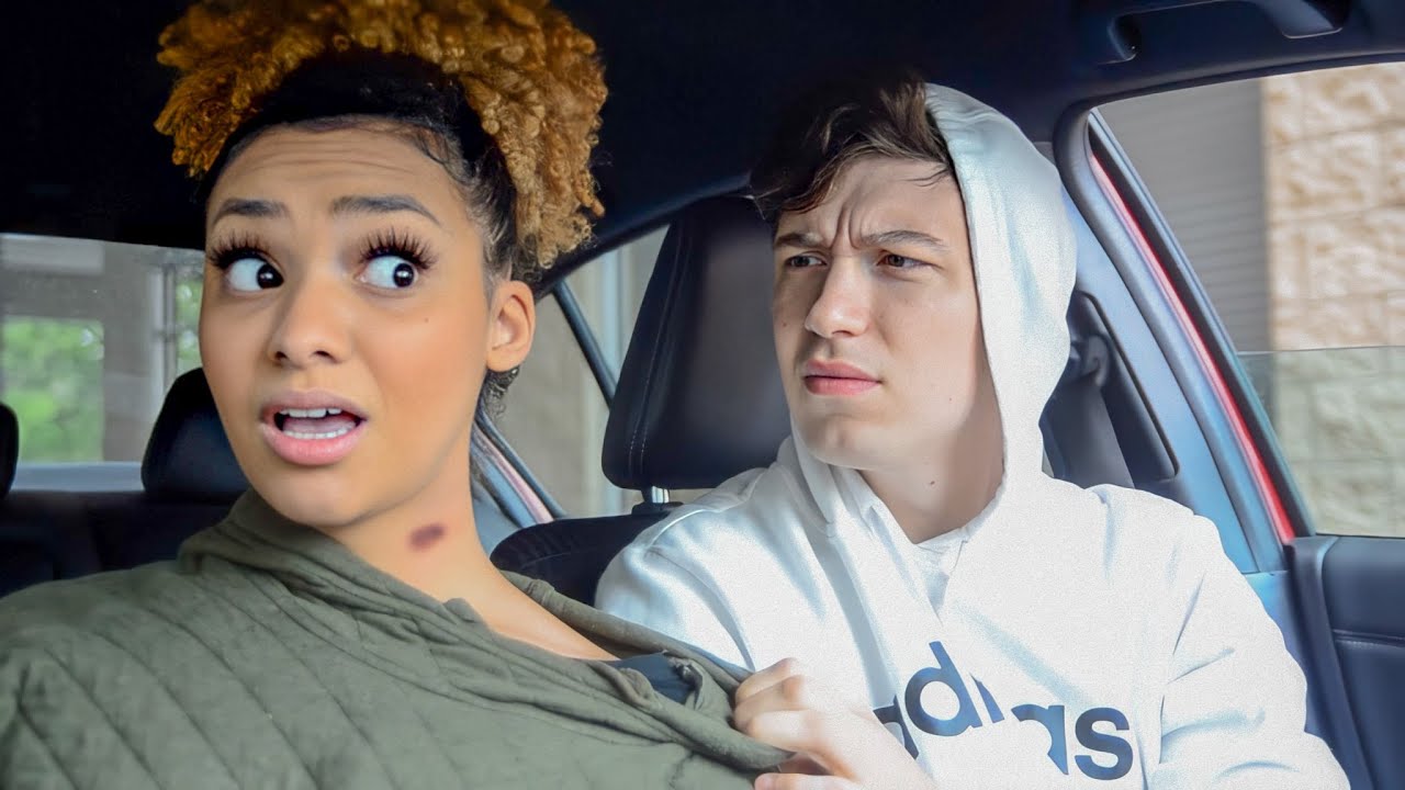 HICKEY PRANK ON BOYFRIEND *he leaves me*😭