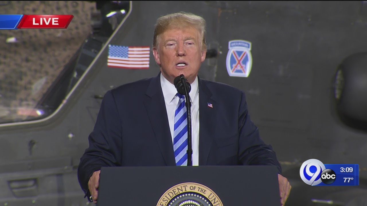 President Trump in Fort Drum: 8-13-18