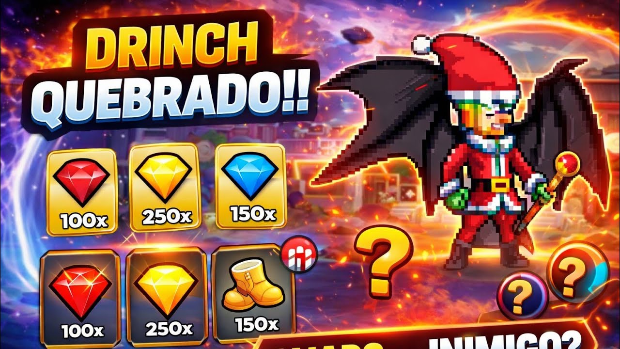 O DRINCH É REALMENTE o Melhor! Passe do Dragon Crystal Completo + Códigos