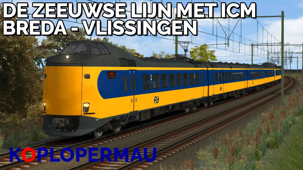 Train Simulator 2023: Met ICM over de Zeeuwse Lijn van Breda naar Vlissingen!